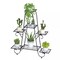7 Tier Metal Plant Stand Shelves Flower Pot Display Rack Garden Patio Home Decor